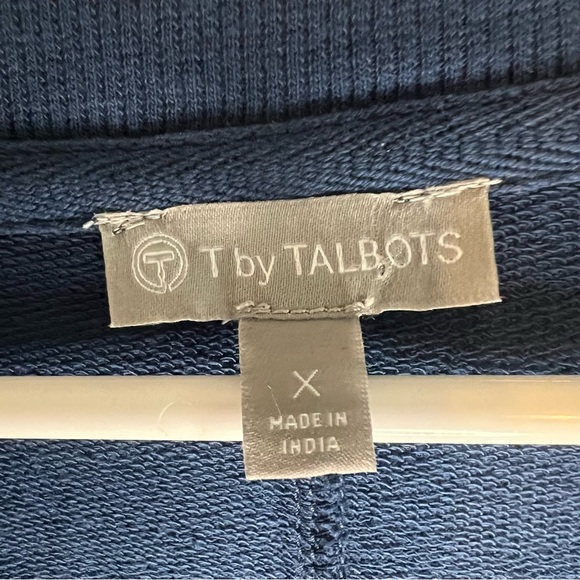 Talbots Sleeveless Maxi Dress Casual Loungewear Pocket Sz XL Blue Boho basic - Picture 6 of 11